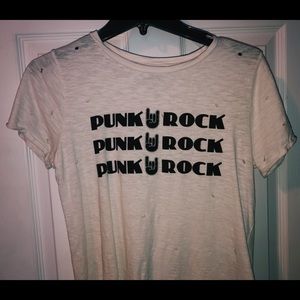 forever 21 punk rock top